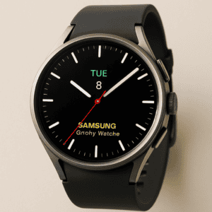 Modern smartwatch with fitness and notification features